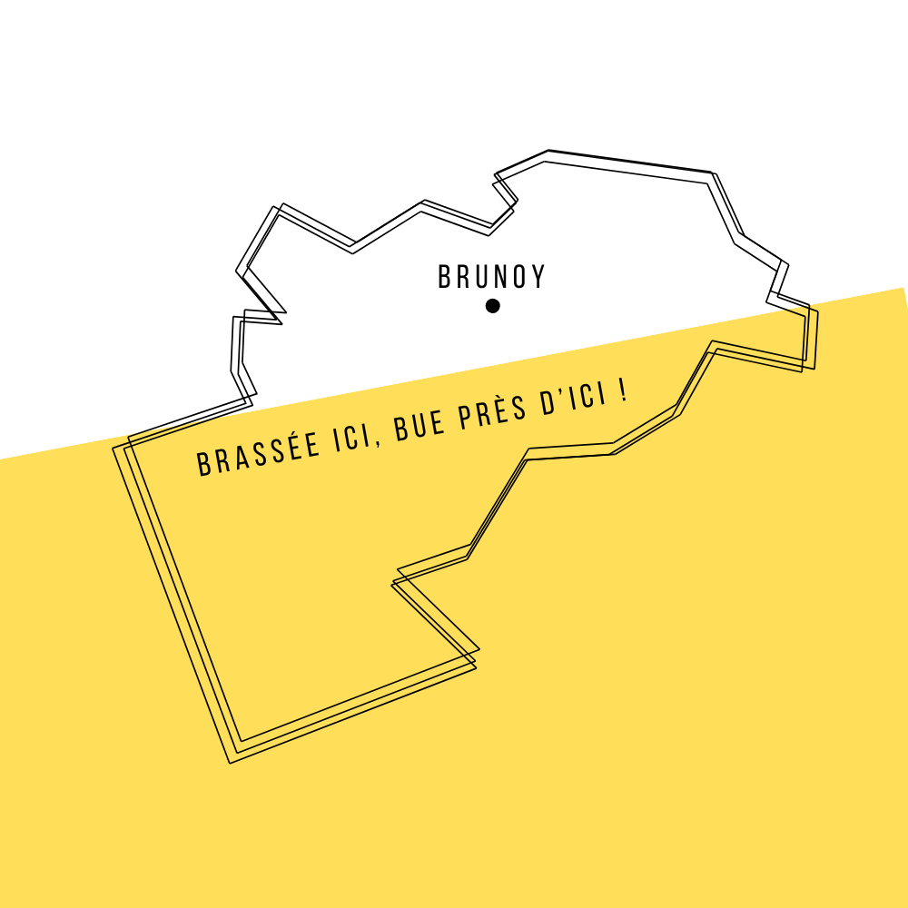 brassée ici, bue près d'ici
